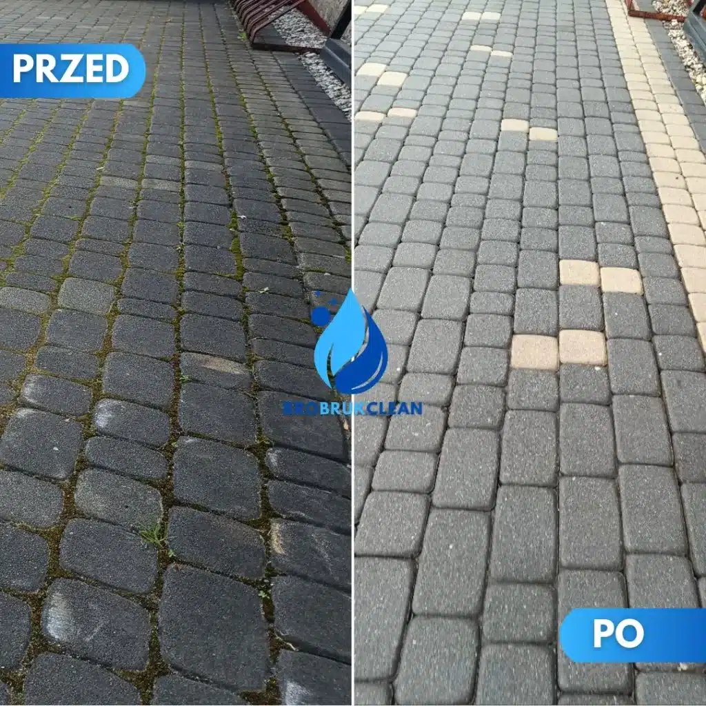 mycie elewacji budynku przychodni medycznej